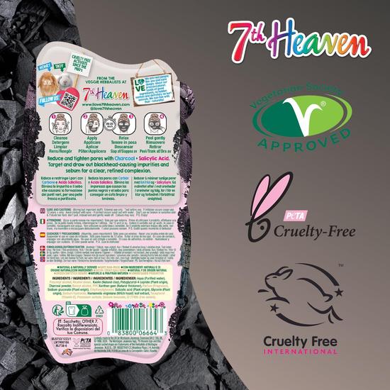 Montagne Jeunesse 7th Heaven Charcoal Pore Refine Peel Off Mask 10ml