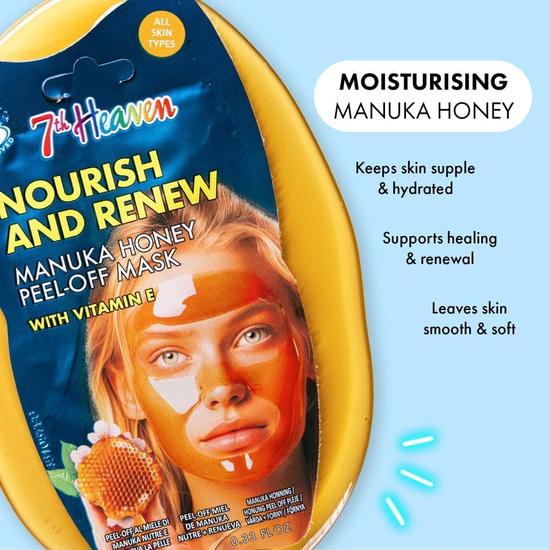 Montagne Jeunesse 7th Heaven Nourish & Renew Manuka Honey Peel Off Mask 10ml