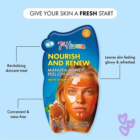 Montagne Jeunesse 7th Heaven Nourish & Renew Manuka Honey Peel Off Mask 10ml