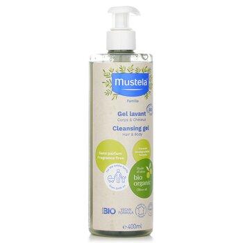 Mustela Bio Organic Cleansing Gel Hair & Body 400ml
