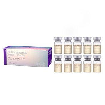 Natural Beauty Rejuvenating Youth Glow Vital Brightening Essence 10x 5ml