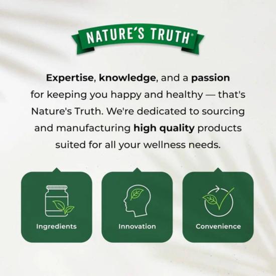 Nature's Truth Hair Skin & Nails Biotin 5000ug Raspberry Gummies 60 Gummies