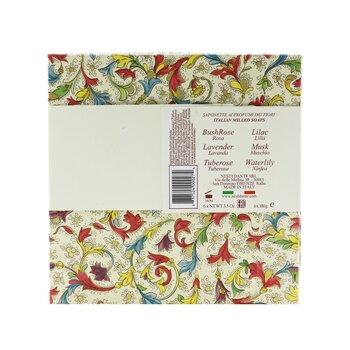 Nesti Dante Floral Notes Soap Set: 6x 100g