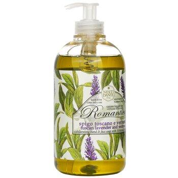 Nesti Dante Romantica Exhilarating Hand & Face Soap With Verbena Officinalis Lavender & Verbena 500ml