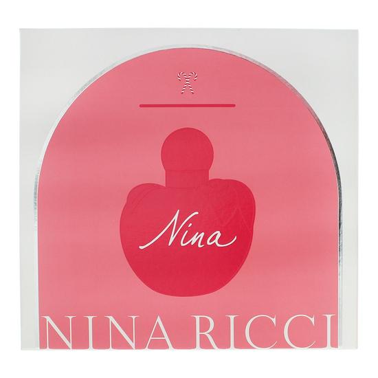 Nina Ricci Nina Eau De Toilette 80ml, Rollerball 10ml + Eau De Toilette 4ml Gift Set For Her 80ml