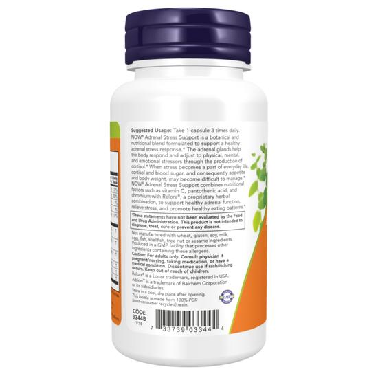 NOW Foods Adrenal Stress Support Capsules 90 Capsules