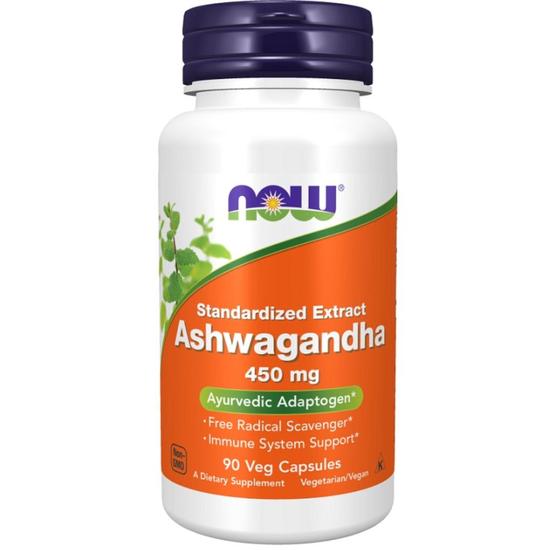 NOW Foods Ashwagandha Extract 450mg Capsules 180 Capsules