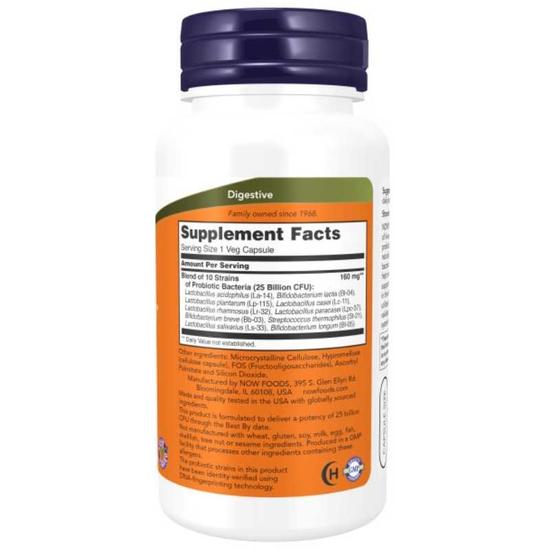 NOW Foods Probiotic-10 25 Billion Capsules | Sales & Offers