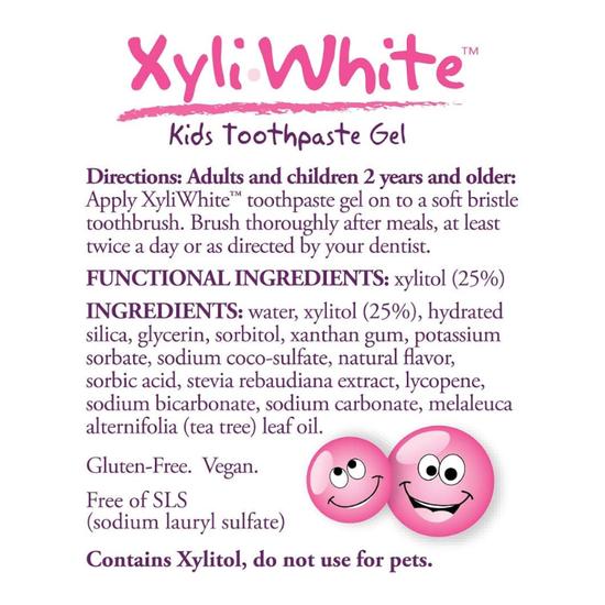 NOW Foods XyliWhite Kids Toothpaste Bubblegum Splash 85g
