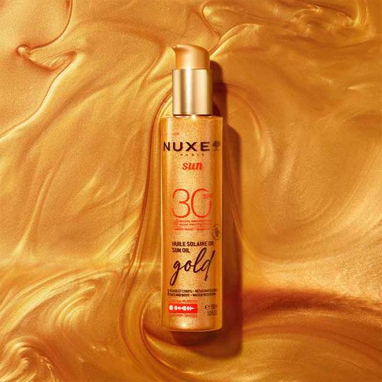 Nuxe Sun Oil Shimmering Gold SPF 30