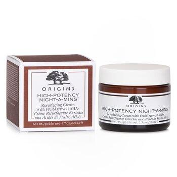 Origins High-Potency Night-A-Mins Resurfacing Cream With Fruit-Derived AHAs 50ml