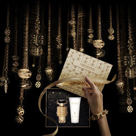 Paco Rabanne Fame Intense Women's Perfume Gift Set 50ml Eau De Parfum + 75ml Body Lotion