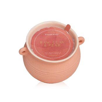 Paddywax Santorini Candle Raw Clay & Pear 240g