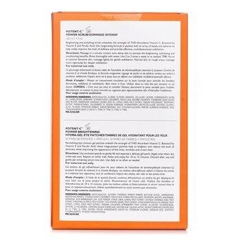 Peter Thomas Roth Potent C Vitamin C Brighteners Kit Potent C Power Scrub + Potent C Hydra Gel Eye Patches