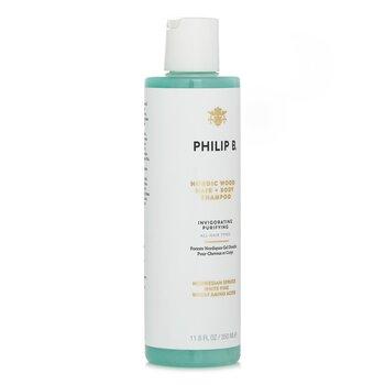 Philip B Nordic Wood Hair + Body Shampoo 350ml
