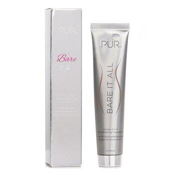 PÜR Bare It All 12 Hour 4 In 1 Skin Perfecting Foundation Golden Dark