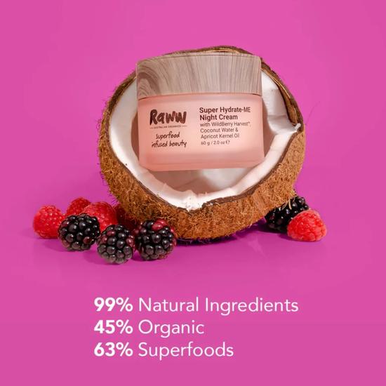 RAWW Cosmetics Raww Super Hydrate-Me Night Cream 60g