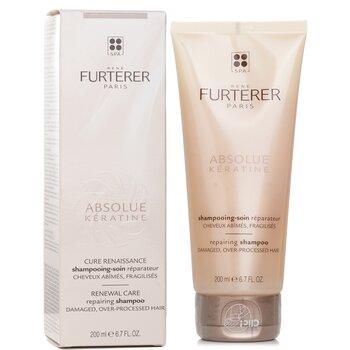 René Furterer Absolue Keratine Renewal Care Repairing Shampoo For Damaged, Over Processed Hair 200ml