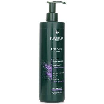 René Furterer Okara Silver Silver Radiance Ritual Toning Shampoo Grey, White Hair 600ml
