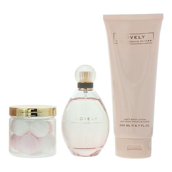 Sarah Jessica Parker Lovely Eau De Parfum Body Lotion + Bath Bomb 100ml