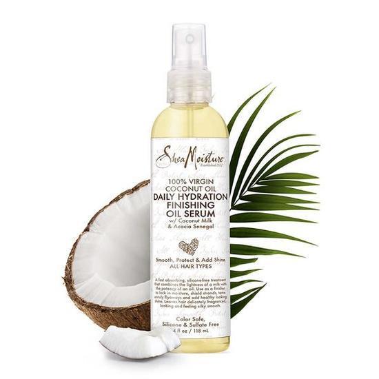 Shea Moisture 100 Virgin Coconut Oil Daily Hydration Finishing Oil Serum 9357