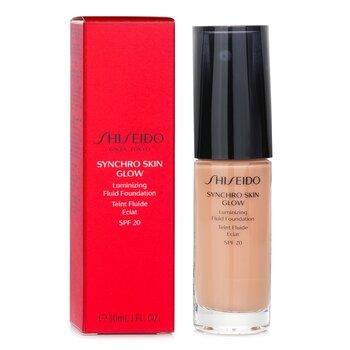 Shiseido Synchro Skin Glow Luminizing Fluid Foundation SPF 20 Rose 4