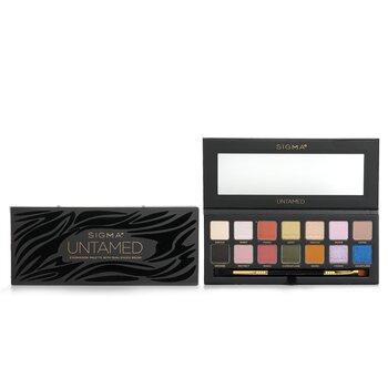 Sigma Beauty Untamed Eyeshadow Palette With Dual Ended Brush 19.32g