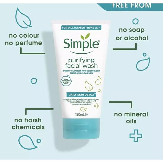 Simple Purifying Facial Wash 150ml