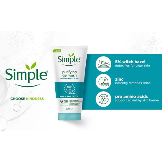 Simple Purifying Facial Wash 150ml