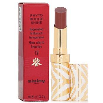 Sisley Phyto Rouge Shine Hydrating Glossy Lipstick 12 Sheer Cocoa