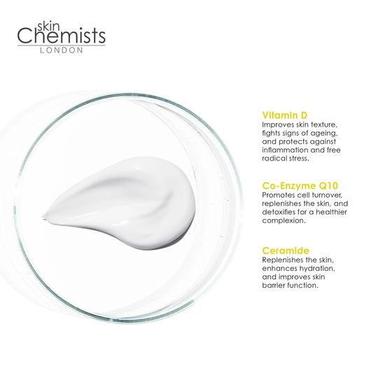 skinChemists Vitamin D Co-Enzyme Q10 & Ceramide Mask 50ml