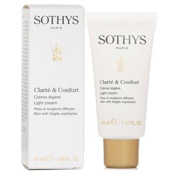 Sothys Clarte & Comfort Light Cream For Skin With Fragile Capillaries 50ml