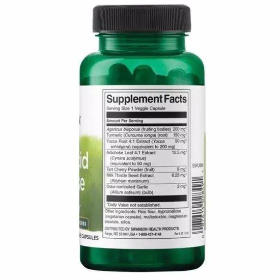 Swanson Uric Acid Cleanse Capsules 60 Capsules