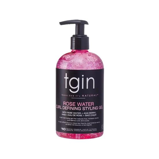 Tgin Rose Water Curl Defining Styling Gel 384ml / Pink