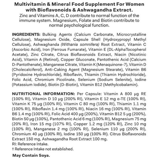 The Nue Co Women S Multivitamin Capsules Cosmetify