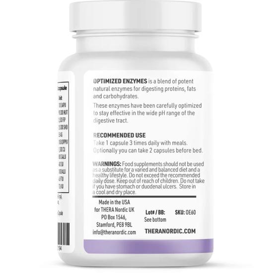 THERA Nordic Optimised Enzymes Capsules 60 Capsules