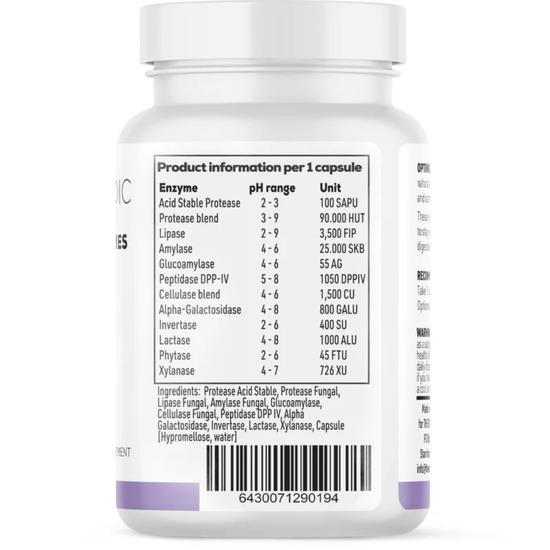 THERA Nordic Optimised Enzymes Capsules 60 Capsules