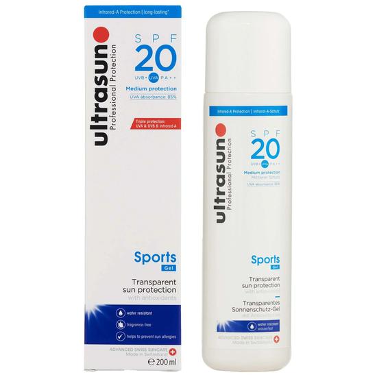 Ultrasun Sports Gel SPF 20 200ml