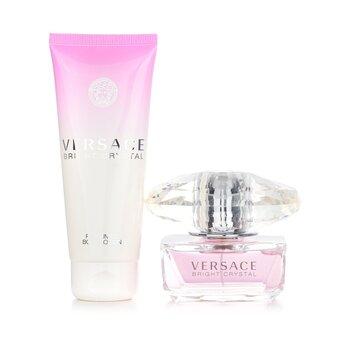 Versace Bright Crystal Gift Set 50ml Eau De Toilette + 100ml Body Lotion