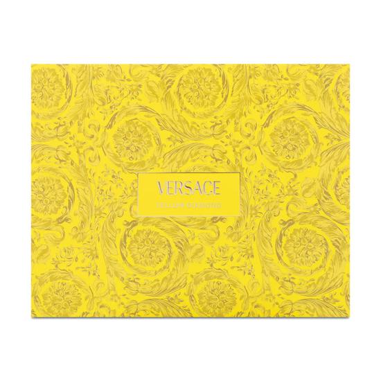 Versace Yellow Diamond Eau De Toilette Perfume Gift Set 50ml
