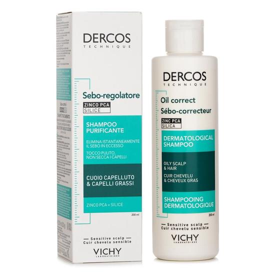 Vichy Dercos Tech Oil Control Shampoo 200ml
