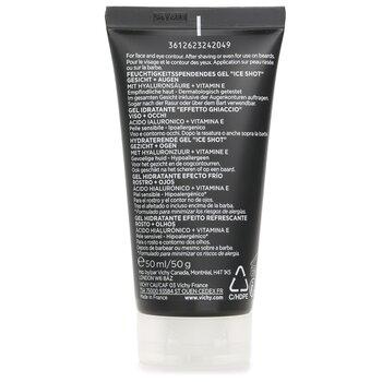 Vichy Homme Hydra Cool+ Hydrating Gel "ice Shot" With Hyaluronic Acid 50ml