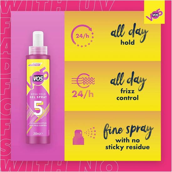 VO5 Megahold Control Gel Spray 200ml