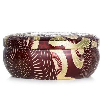 VOLUSPA 3 Wick Decorative Tin Candle Forbidden Fig 340g
