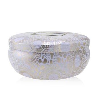 VOLUSPA 3 Wick Decorative Tin Candle Mokara 340g