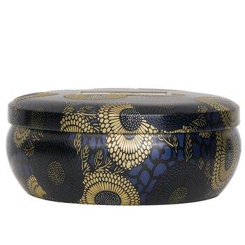 VOLUSPA 3 Wick Decorative Tin Candle Moso Bamboo 340g