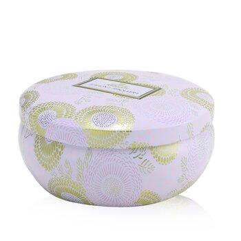 VOLUSPA 3 Wick Decorative Tin Candle Panjore Lychee 340g