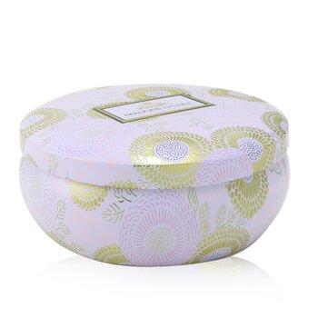 VOLUSPA 3 Wick Decorative Tin Candle Panjore Lychee 340g