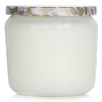 VOLUSPA Petite Jar Candle Suede Blanc 127g