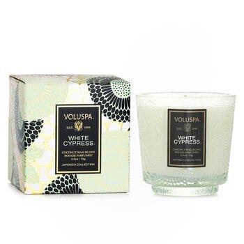 VOLUSPA Petite Pedestal Candle White Cypress 72g